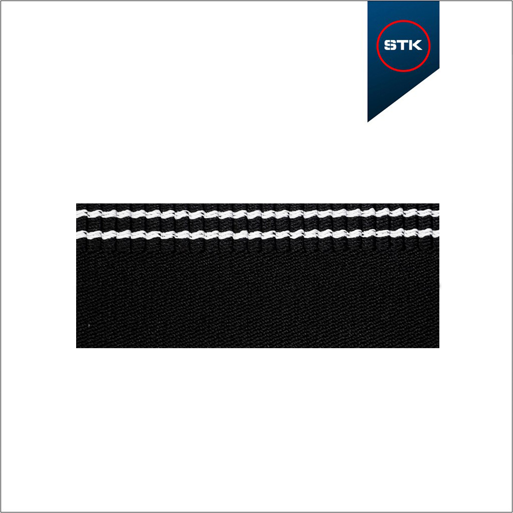 EL&Aacute;STICO STK 52 SOCKS 60MM PRETO / BRANCO