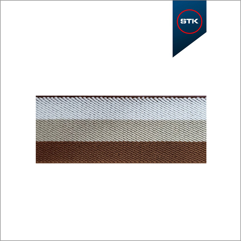 EL&Aacute;STICO STK DIAGONAL 40MM MACAD / CALCUTA / CREME